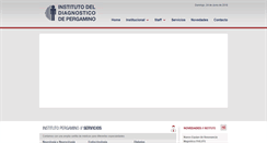 Desktop Screenshot of institutopergamino.com